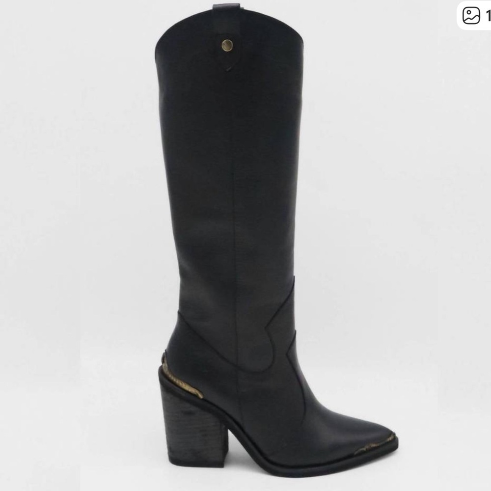 Stivali New York Catalina Black Western Cowboy Boot 38